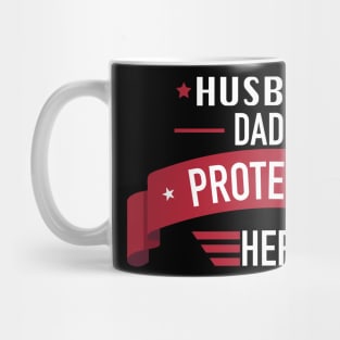 husband daddy protector hero Mug